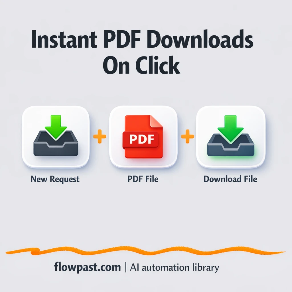 Google Drive PDF downloads with perfect filenames - n8n workflow automation template