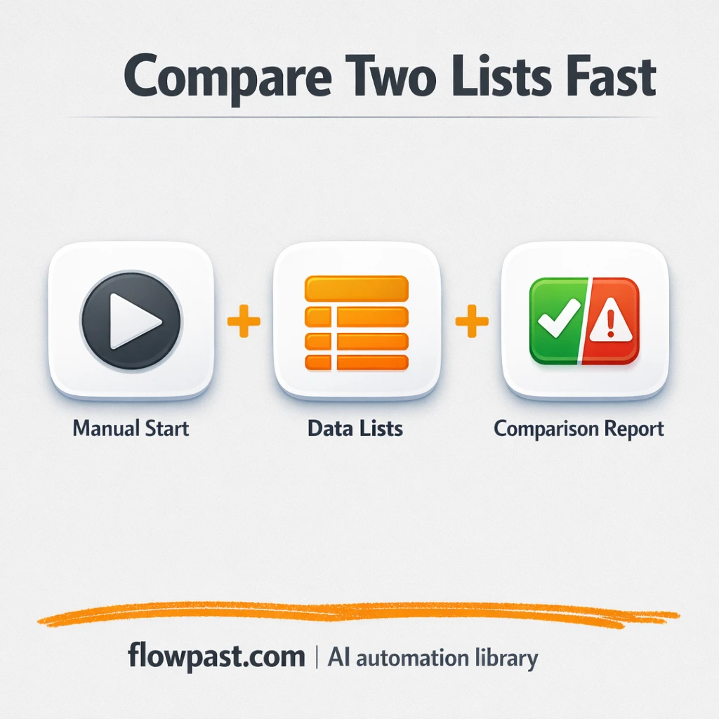 Google Sheets + Slack: spot list changes fast - n8n workflow automation template