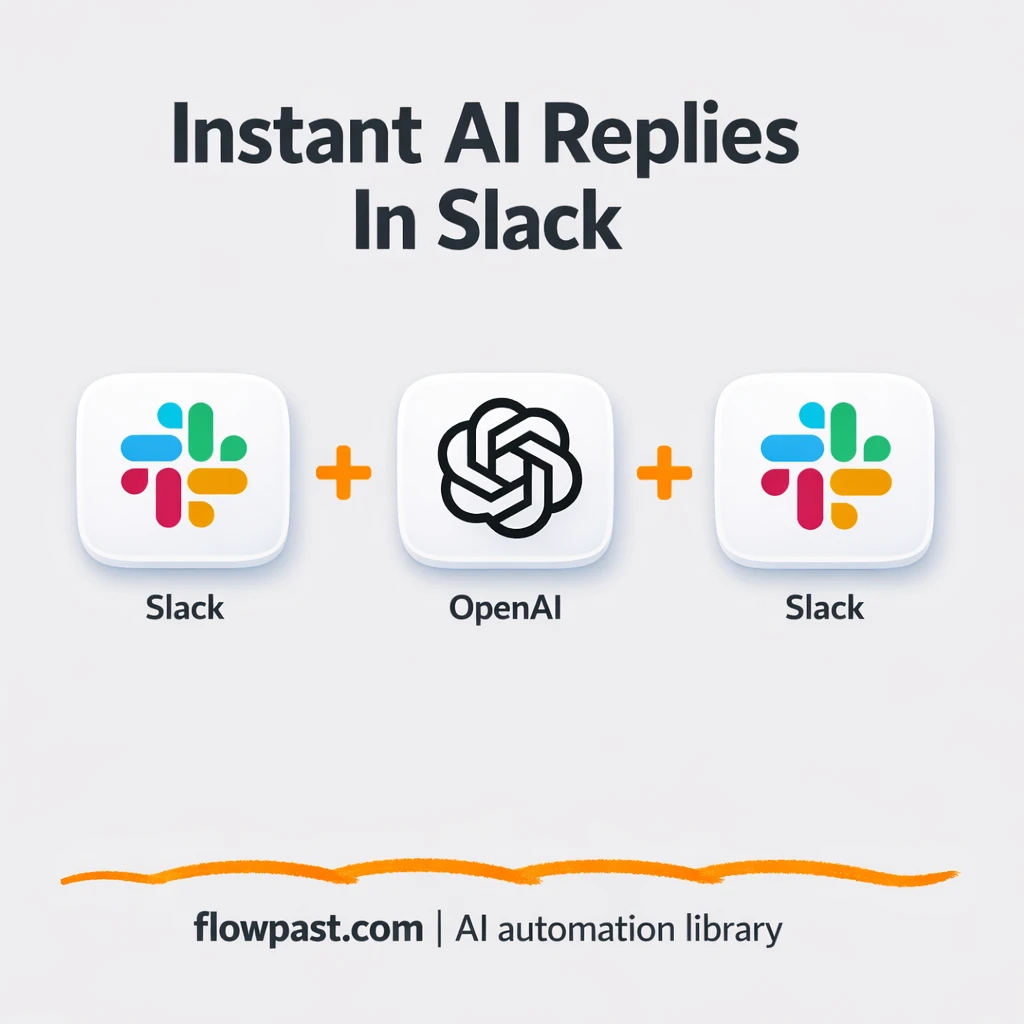 Slack + OpenAI: consistent answers for support questions - n8n workflow automation template