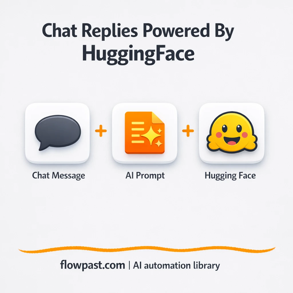 Hugging Face + Slack: consistent chatbot replies - n8n workflow automation template