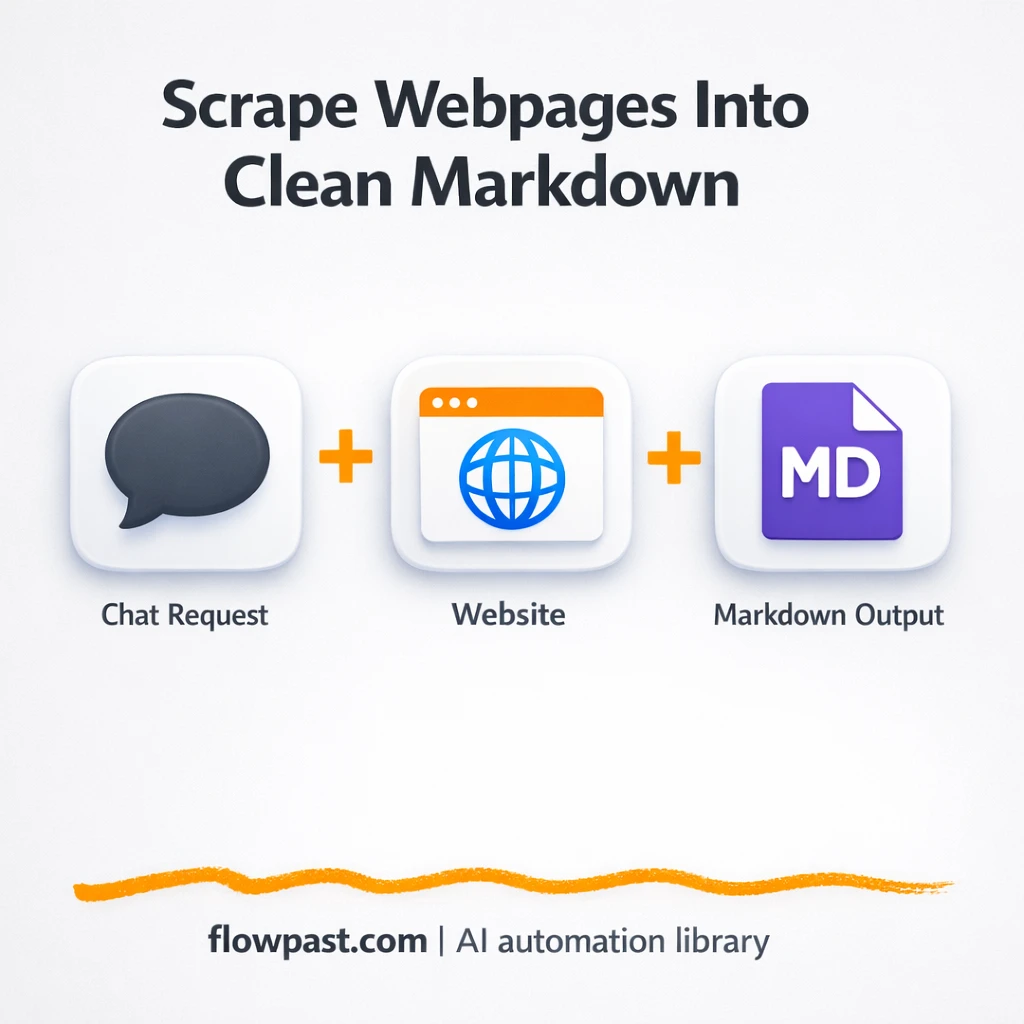 OpenAI + Google Sheets: clean web pages for research - n8n workflow automation template