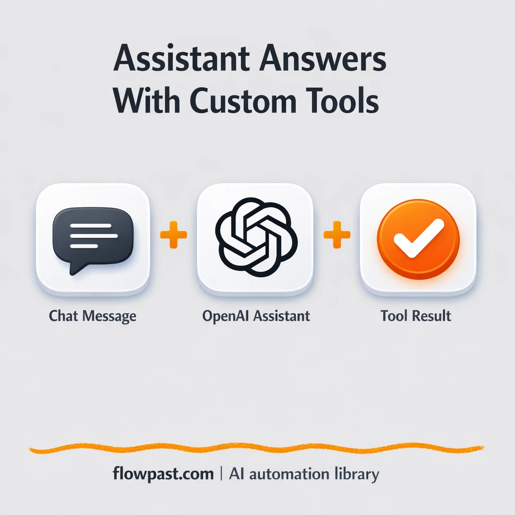 OpenAI + Google Sheets: answers backed by your data - n8n workflow automation template