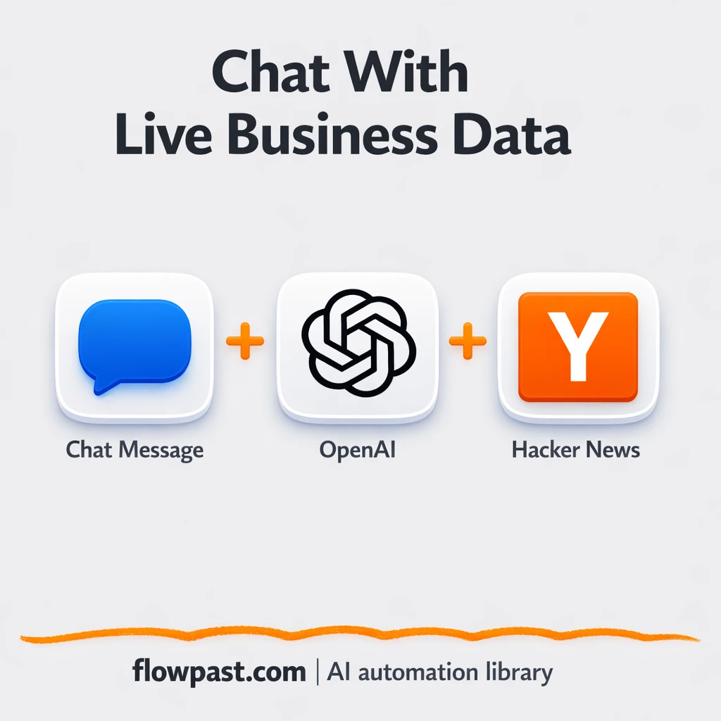 Slack + OpenAI: accurate answers from live data - n8n workflow automation template