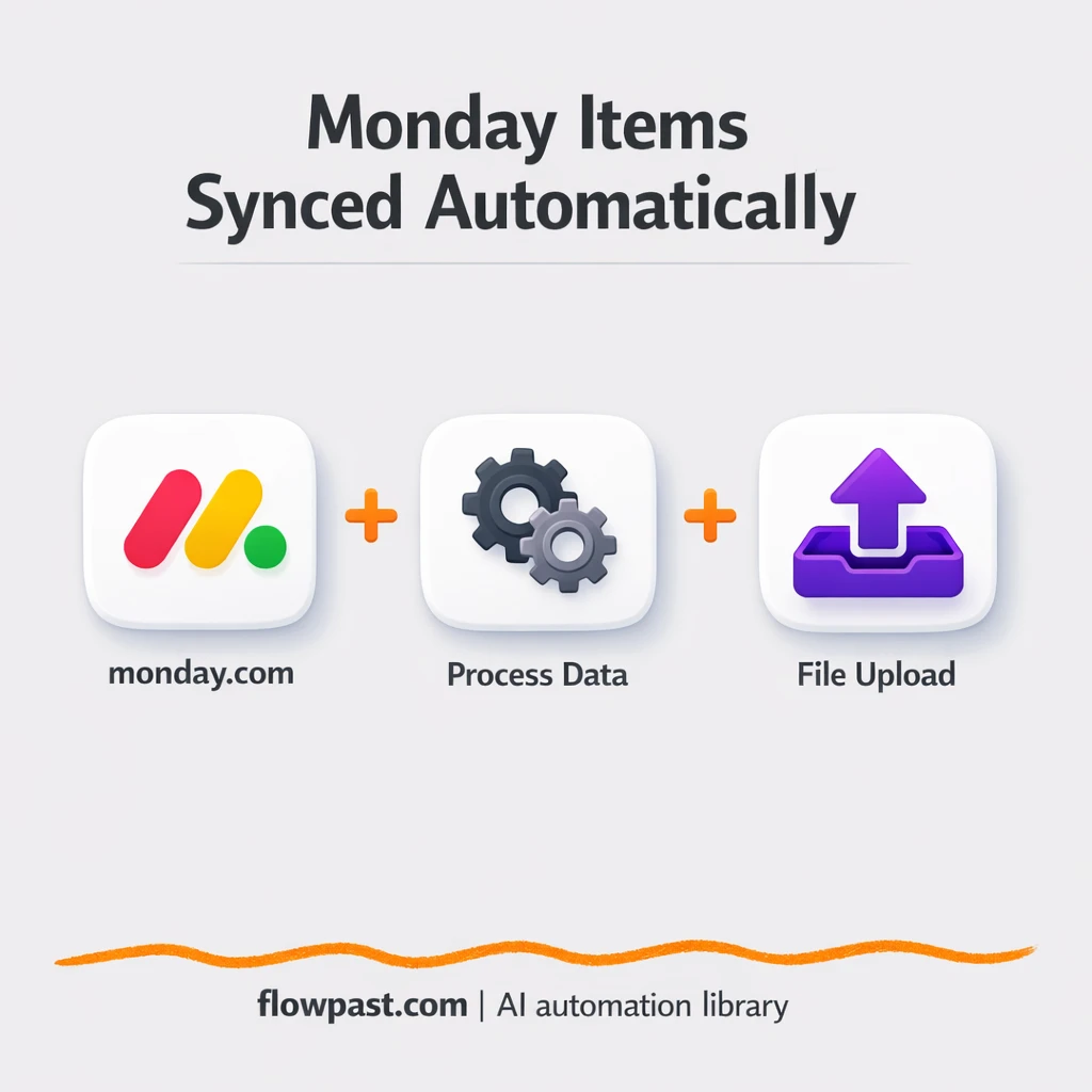 monday.com + Slack: reliable updates even after changes - n8n workflow automation template