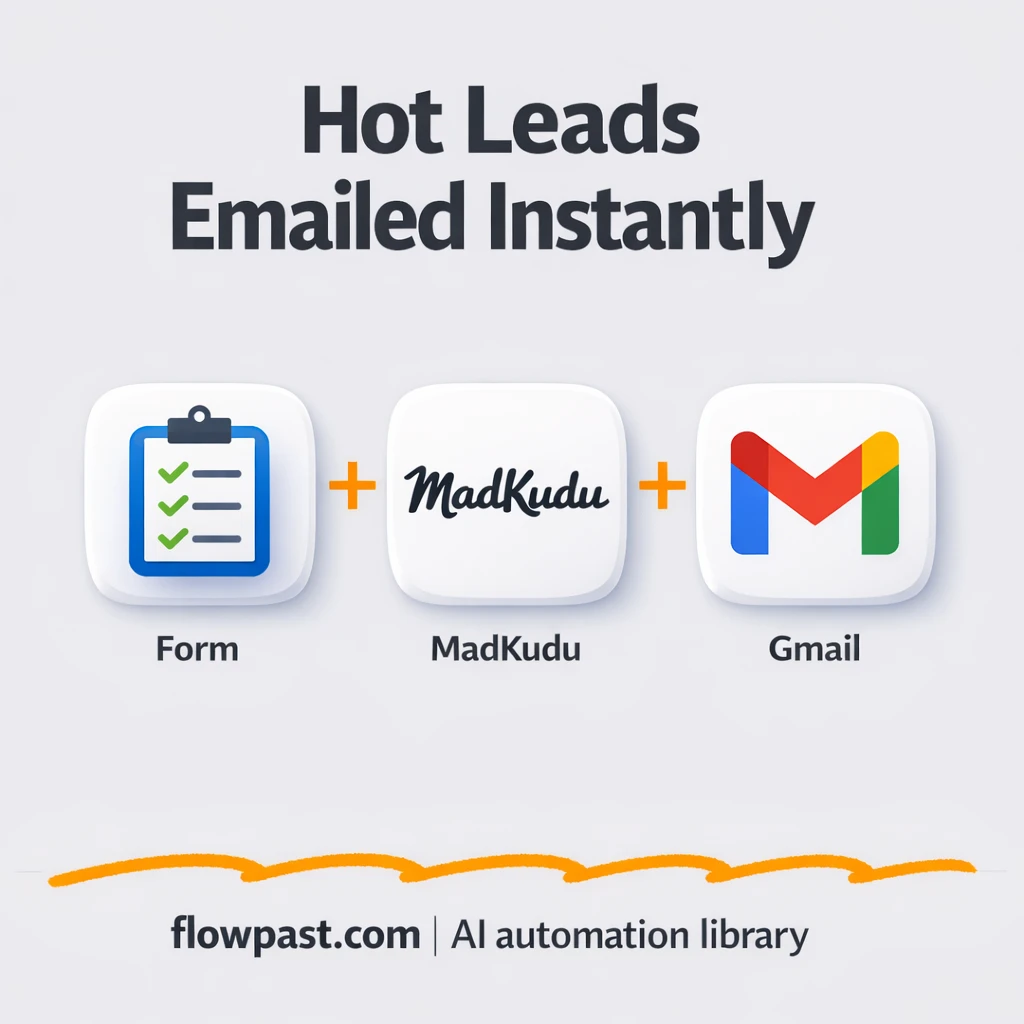 Hunter + Gmail: only qualified leads hit your inbox - n8n workflow automation template