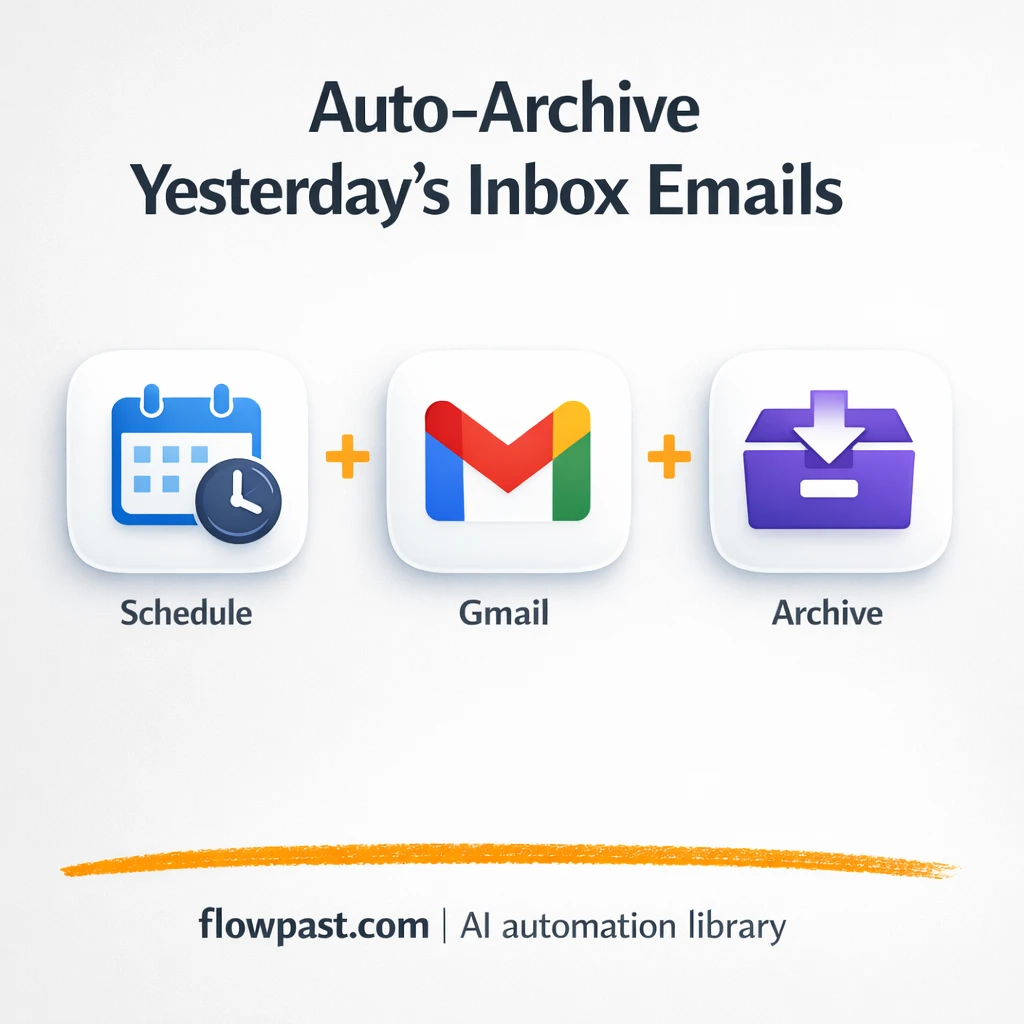 Gmail cleanup on autopilot with Google Calendar - n8n workflow automation template