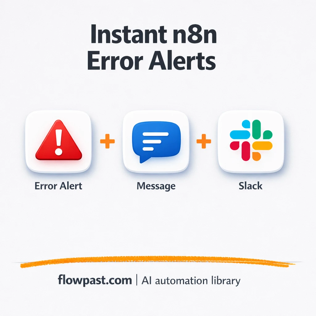 Slack + Email: error alerts you actually notice - n8n workflow automation template