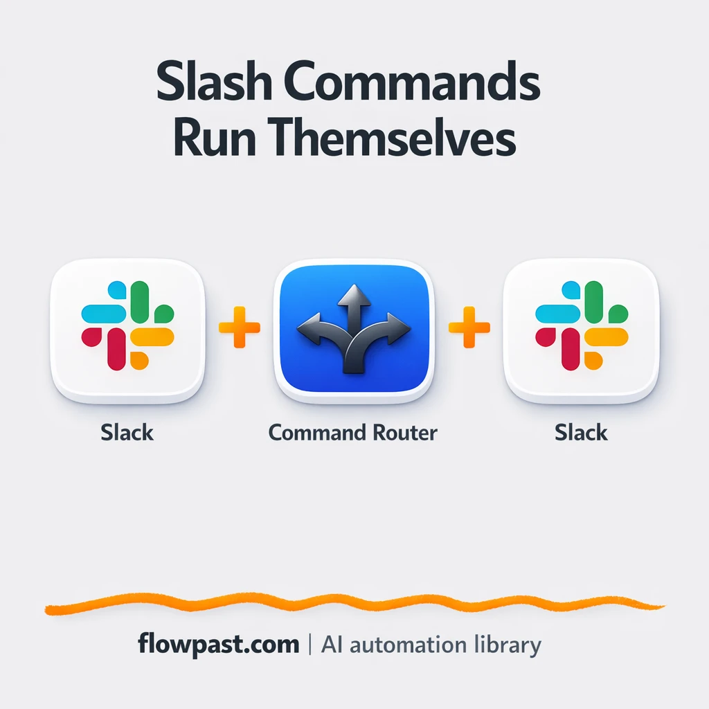 Slack + GitHub: slash commands that stay organized - n8n workflow automation template
