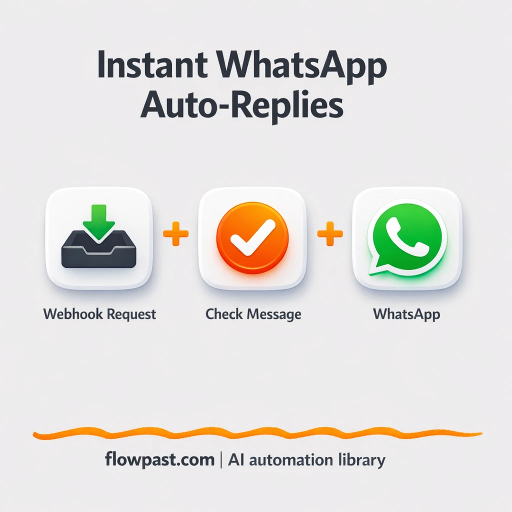 WhatsApp Business + Meta, instant replies for every DM - n8n workflow automation template