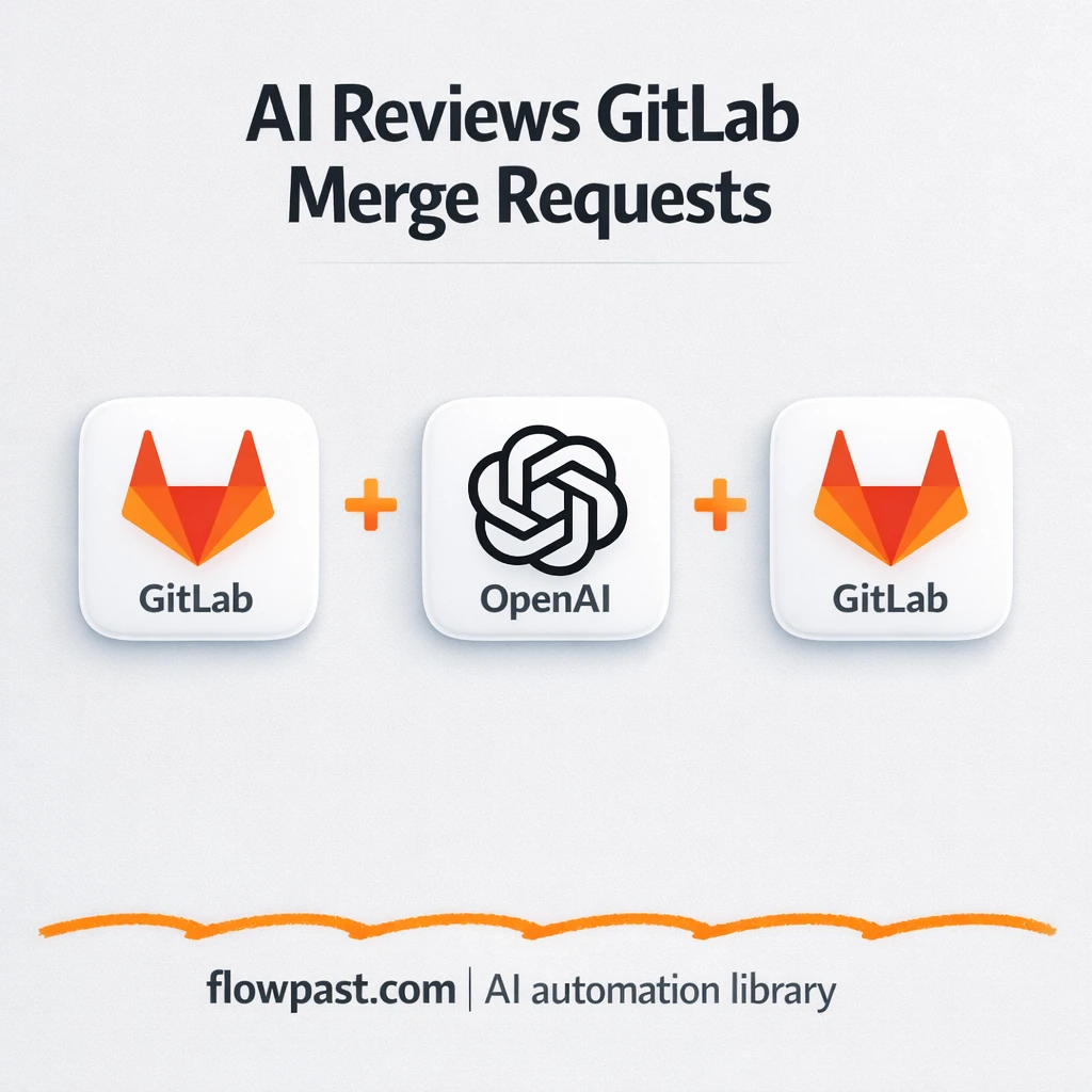 GitLab + OpenAI: faster PR reviews with clear feedback - n8n workflow automation template