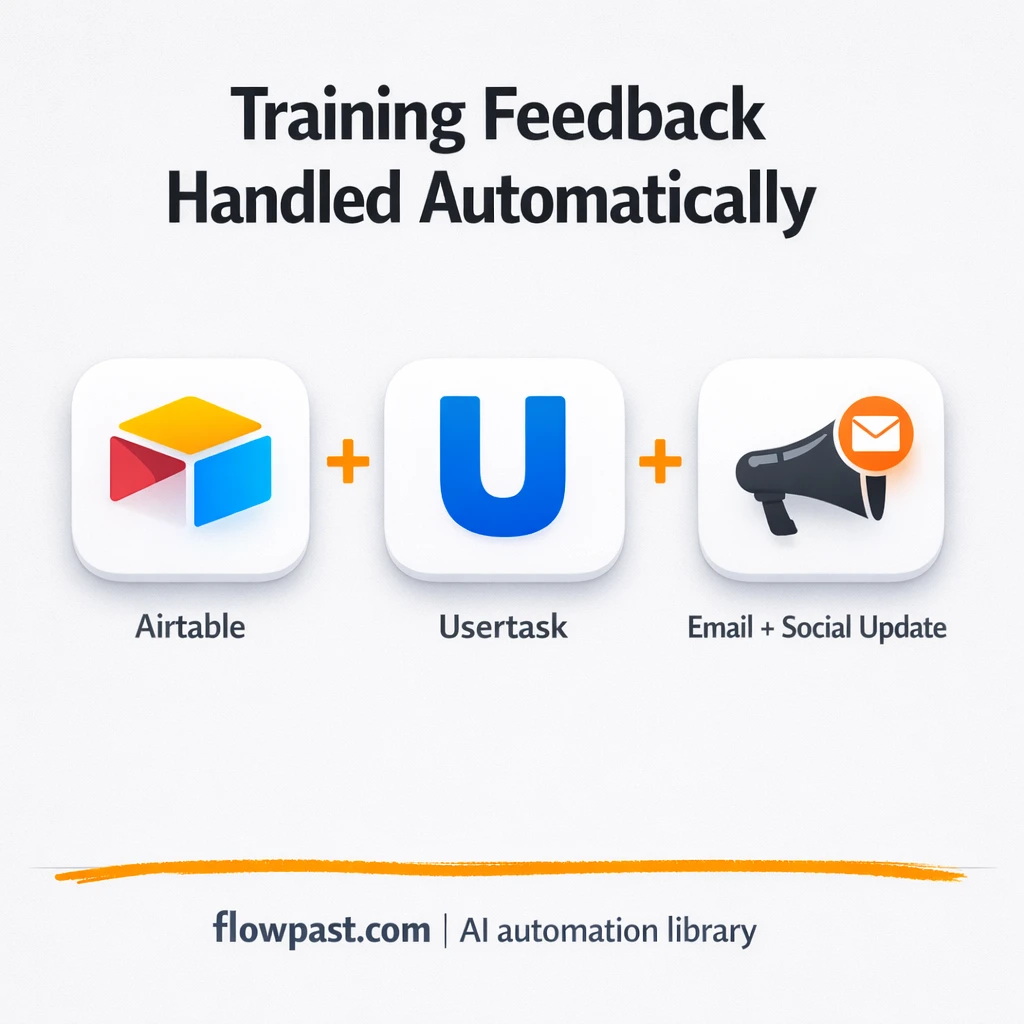 Airtable to Gmail, training feedback handled fast - n8n workflow automation template