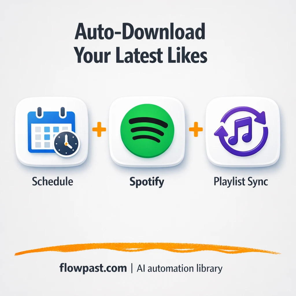 Spotify + iPhone: keep offline downloads lean - n8n workflow automation template