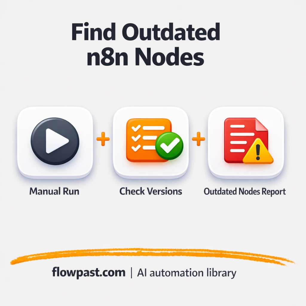 Google Sheets report for outdated Slack steps - n8n workflow automation template