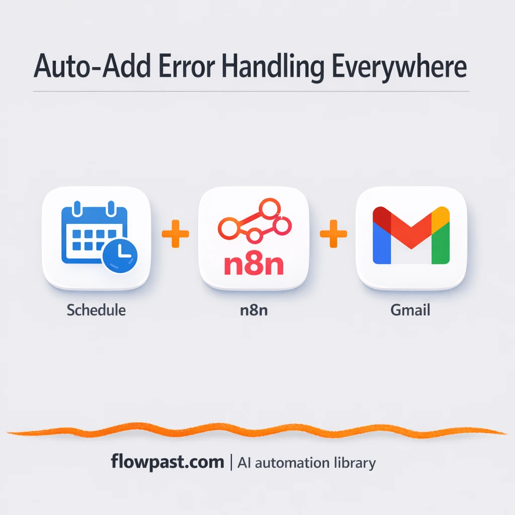 Gmail + Slack alerts for failed runs, no surprises - n8n workflow automation template