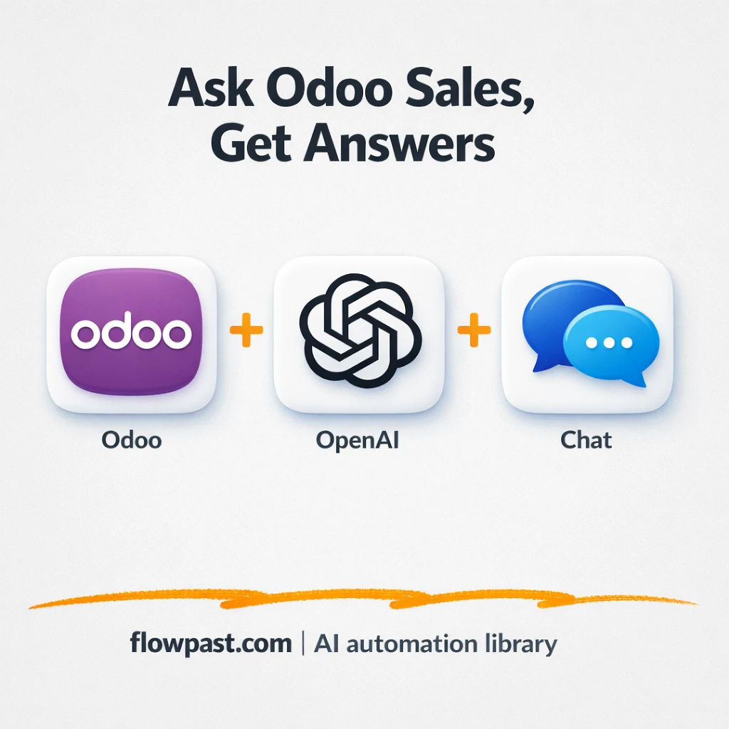 Odoo + OpenAI: instant pipeline answers in chat - n8n workflow automation template