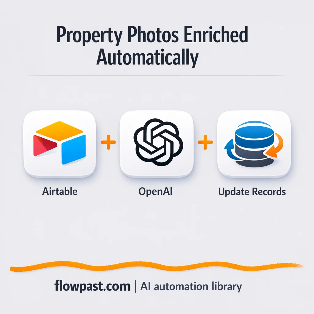 Airtable + Gmail: photo inventory records filled in - n8n workflow automation template