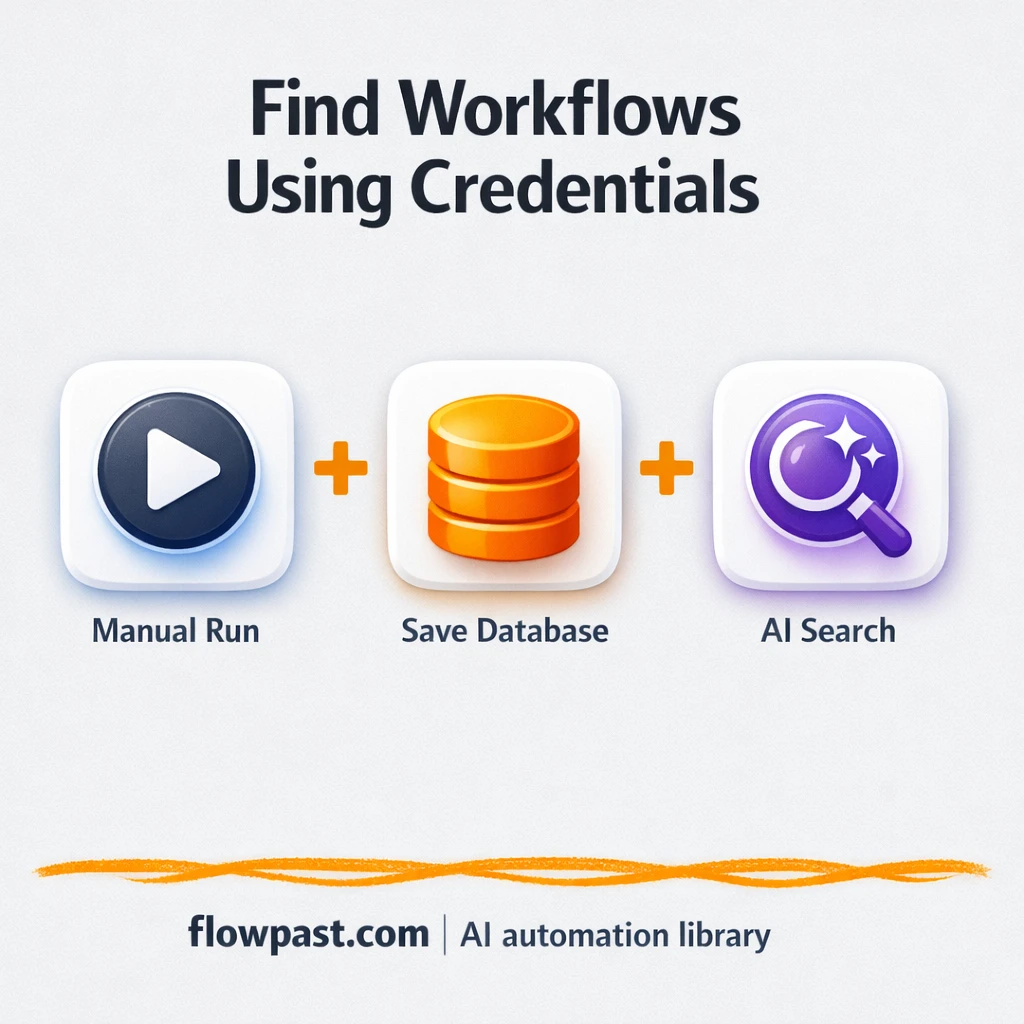 OpenAI + SQLite: find every Slack credential in use - n8n workflow automation template