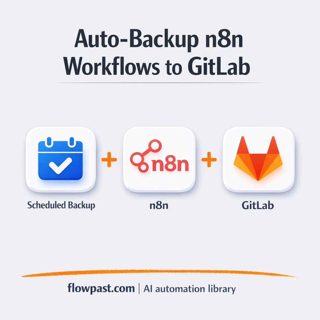 GitLab backups that track every change, no guesswork - n8n workflow automation template