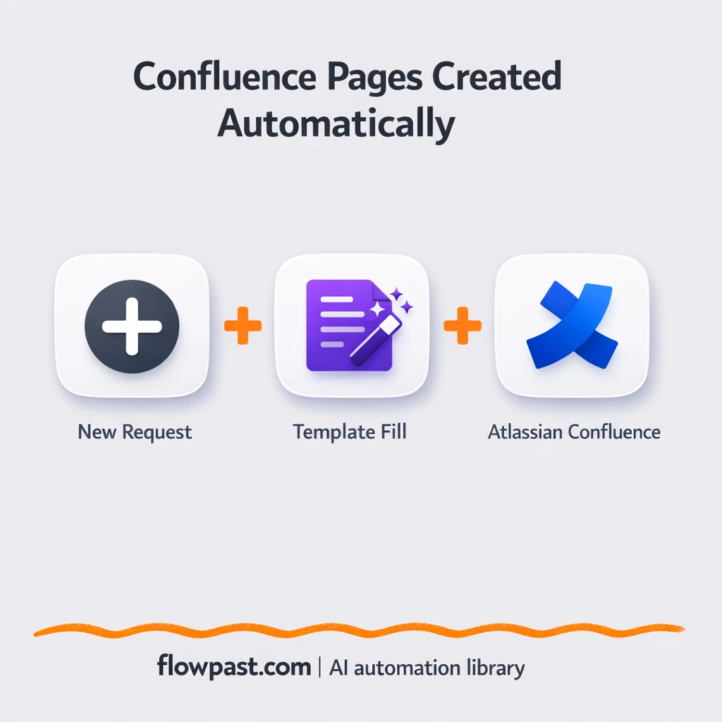 Confluence + Google Forms: pages from templates, fast - n8n workflow automation template