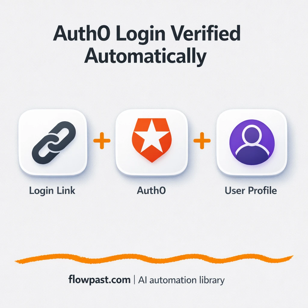 Auth0 + Slack: login alerts with user profiles - n8n workflow automation template