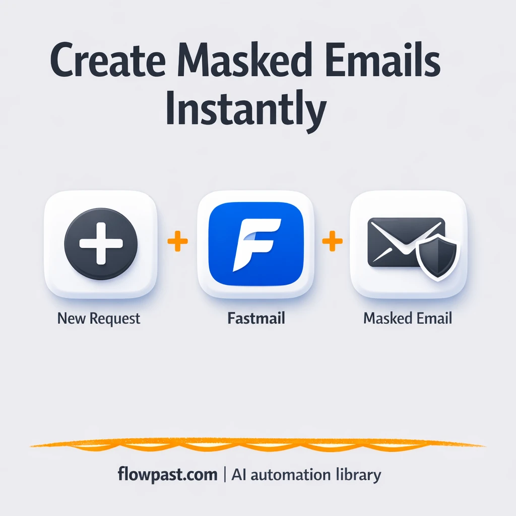Fastmail + Telegram: masked emails on demand - n8n workflow automation template
