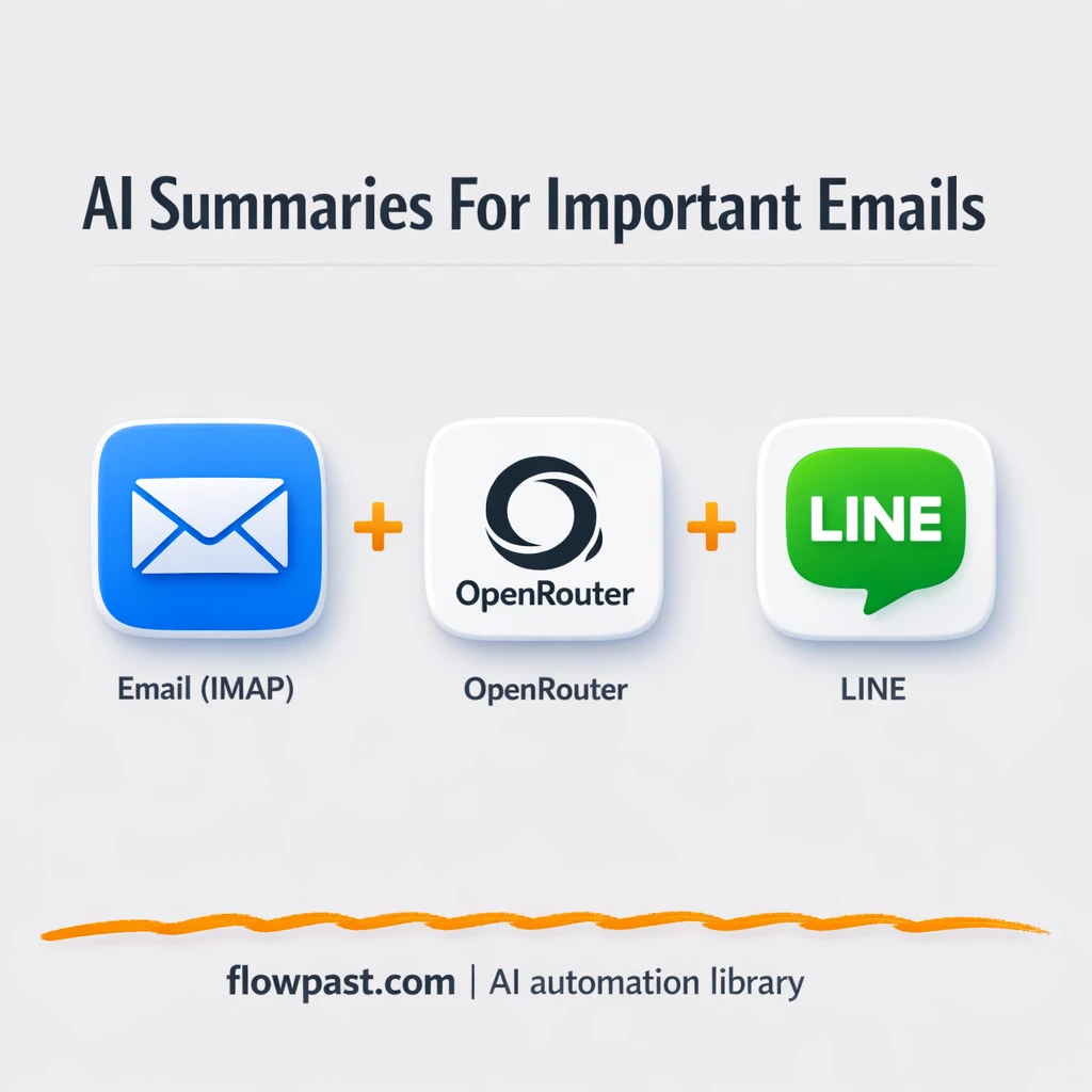 Email to Telegram, only the important summaries - n8n workflow automation template
