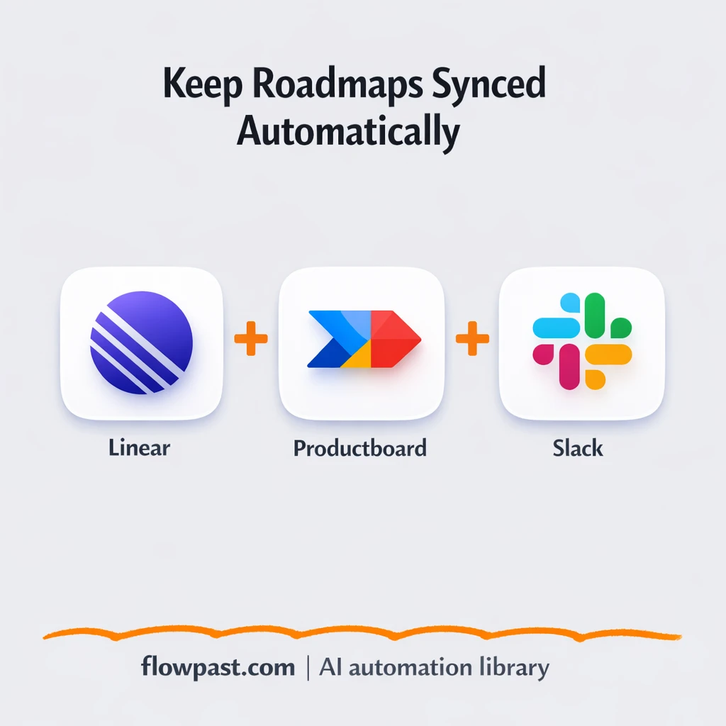 Keep Linear and Productboard aligned, Slack updates - n8n workflow automation template