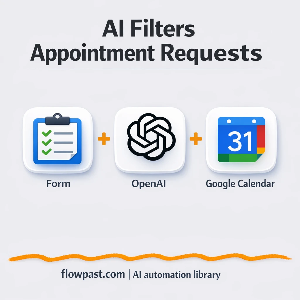 Gmail + Google Calendar: approved appointments only - n8n workflow automation template