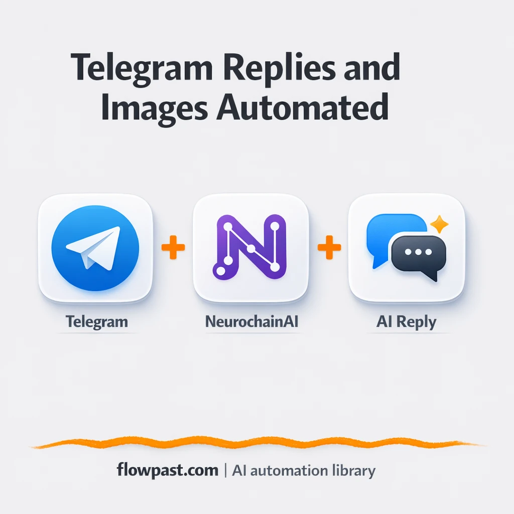 Telegram + NeurochainAI: instant replies and images - n8n workflow automation template