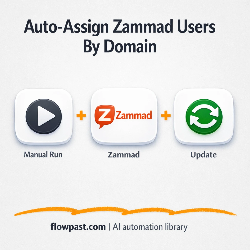 Zammad + Excel: clean org assignment for every user - n8n workflow automation template