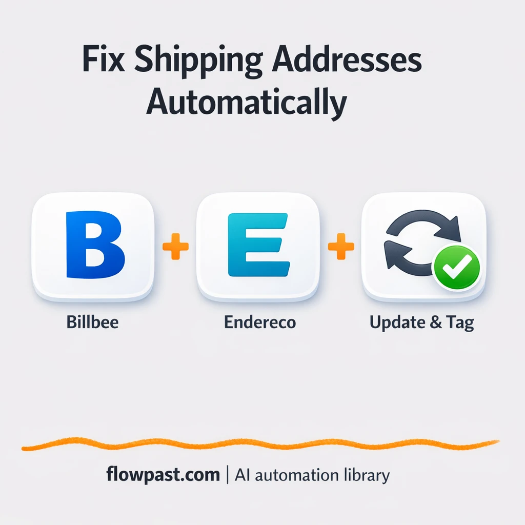 Billbee + Endereco: fewer failed deliveries - n8n workflow automation template