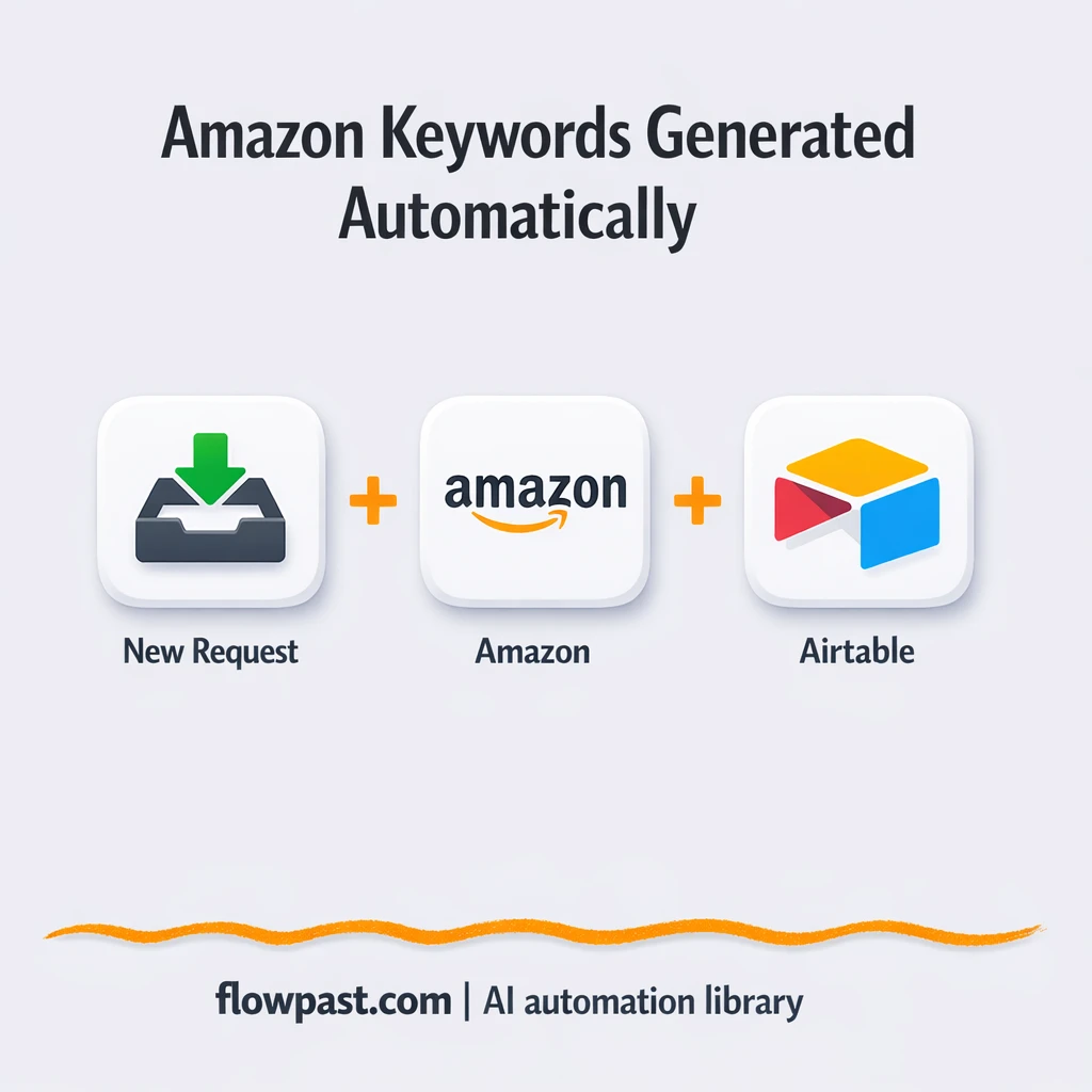 Airtable + Amazon Suggest: keywords ready to use - n8n workflow automation template