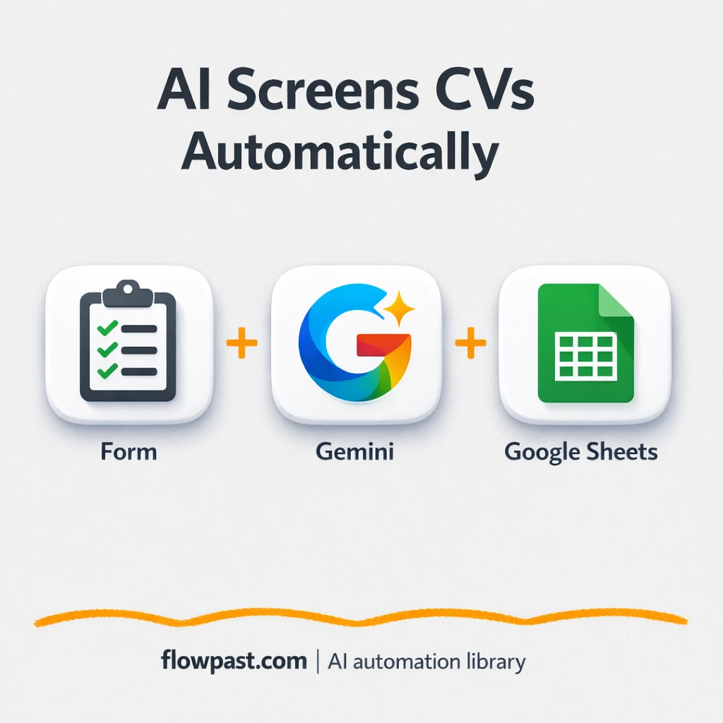 Google Sheets + Gmail: CV screening without inbox chaos - n8n workflow automation template