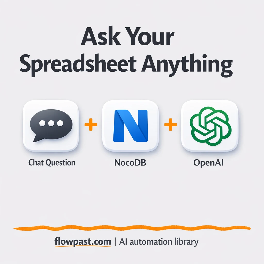 NocoDB + Telegram: ask your data, get answers - n8n workflow automation template