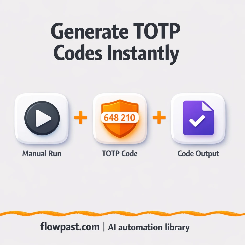 Telegram + Gmail, pull 2FA TOTP codes on demand - n8n workflow automation template