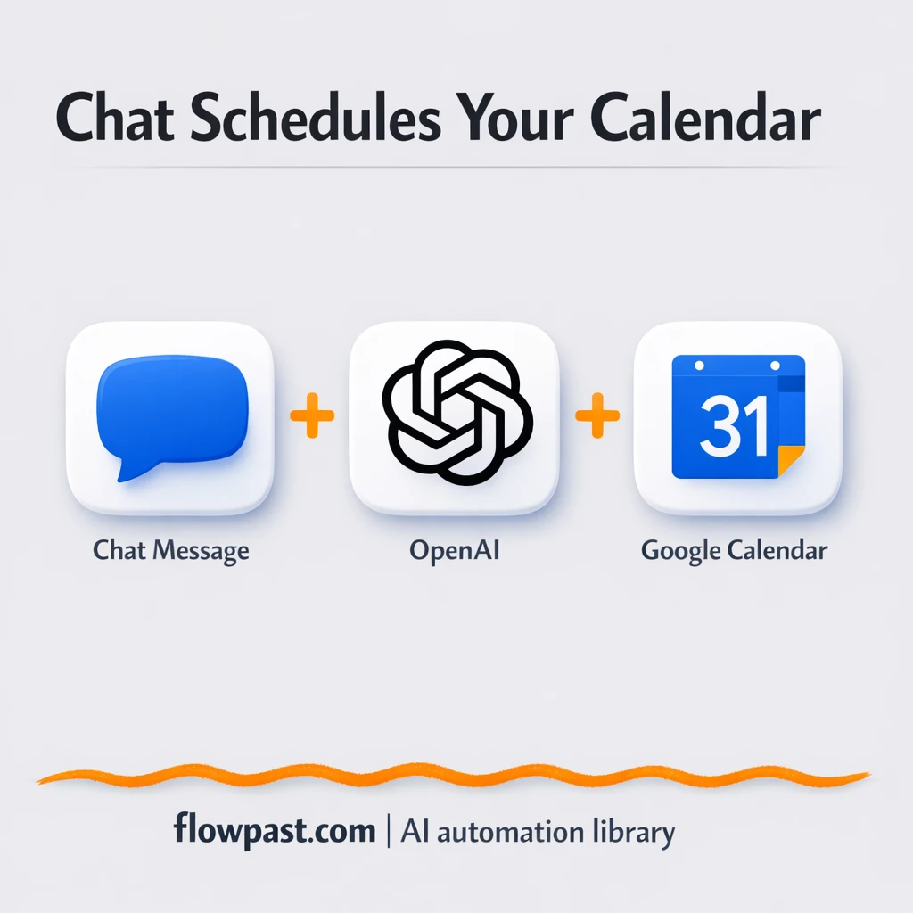 Telegram to Google Calendar, scheduling without tab hops - n8n workflow automation template