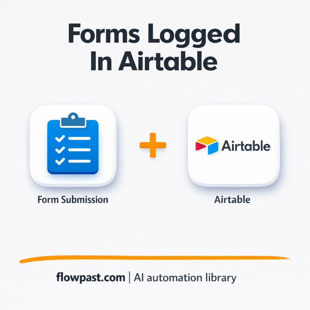 Typeform to Airtable, every lead logged clean - n8n workflow automation template