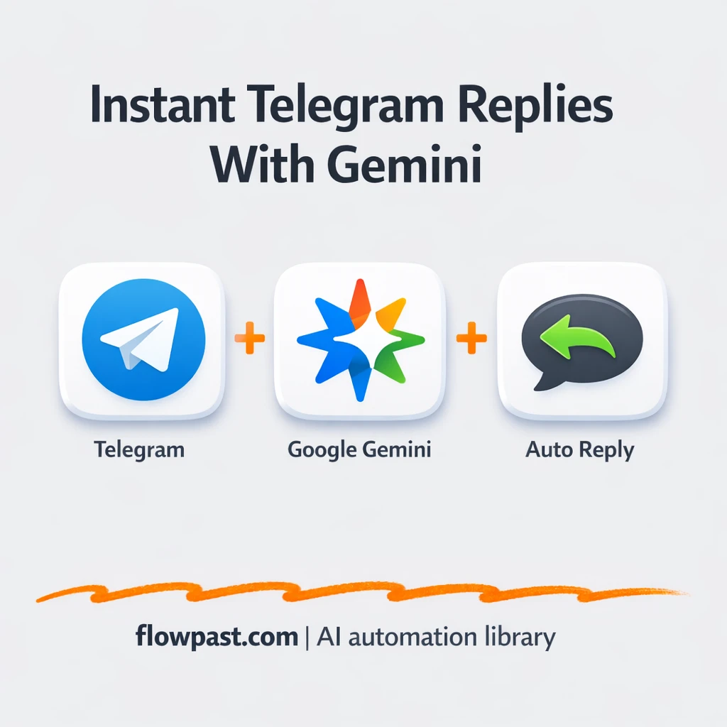 Telegram + Google Gemini: instant bot replies - n8n workflow automation template