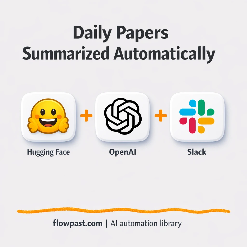 Notion + Slack: AI paper summaries you can skim fast - n8n workflow automation template
