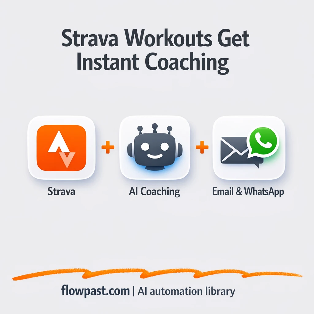 Strava to Gmail, coach notes sent automatically - n8n workflow automation template