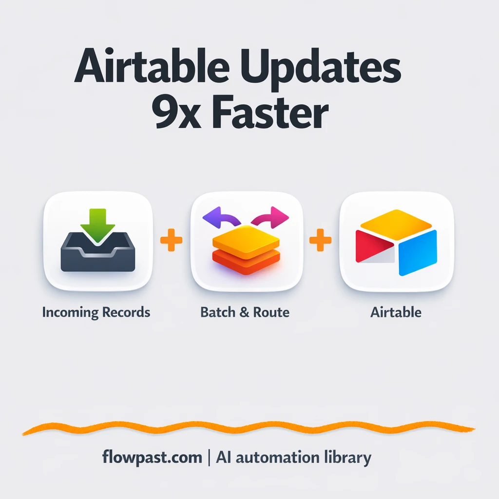Airtable + Google Sheets: bulk updates without fails - n8n workflow automation template