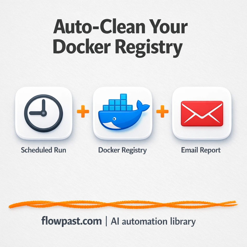 Docker Registry + Email, cleanup reports you trust - n8n workflow automation template
