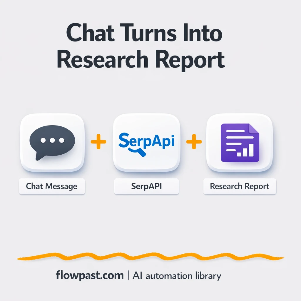 SerpAPI + Google Drive: cited research briefs fast - n8n workflow automation template