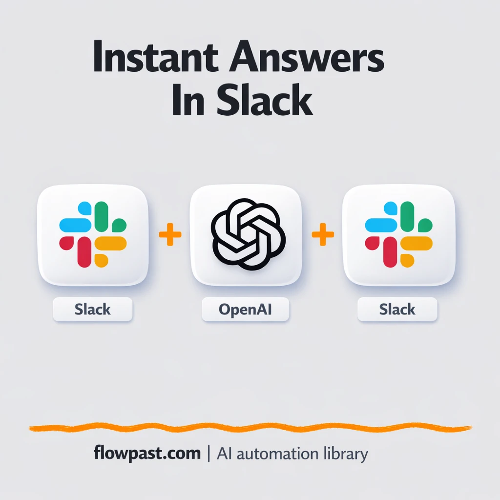 Slack + OpenAI: consistent /ask answers in channels - n8n workflow automation template
