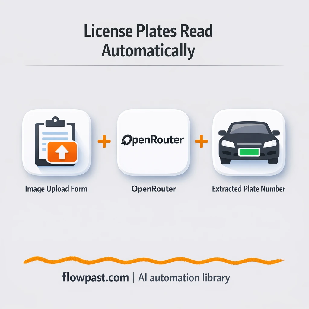 OpenRouter to Google Sheets, plates captured fast - n8n workflow automation template