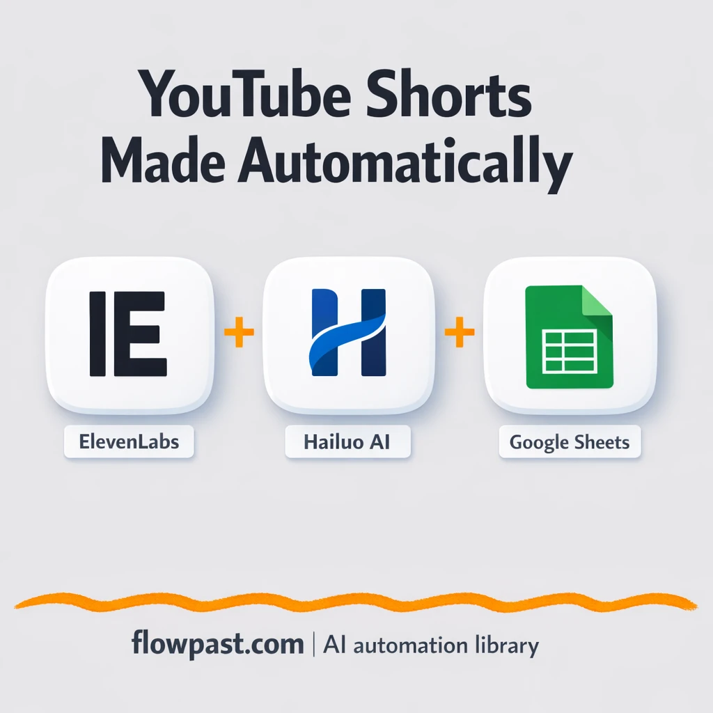ElevenLabs to Google Sheets, promo videos tracked - n8n workflow automation template