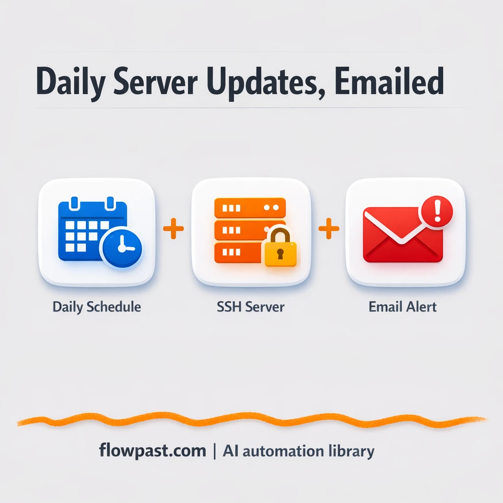 Ubuntu to Gmail, update alerts without daily checks - n8n workflow automation template