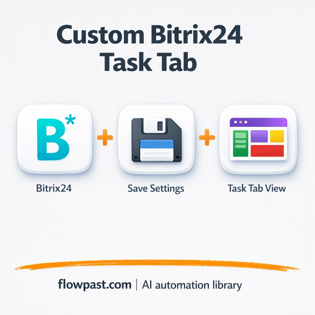 Bitrix24 + Slack: task context inside every task - n8n workflow automation template