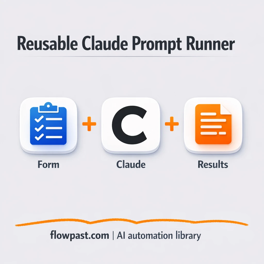 Claude + Google Forms: consistent deep answers - n8n workflow automation template