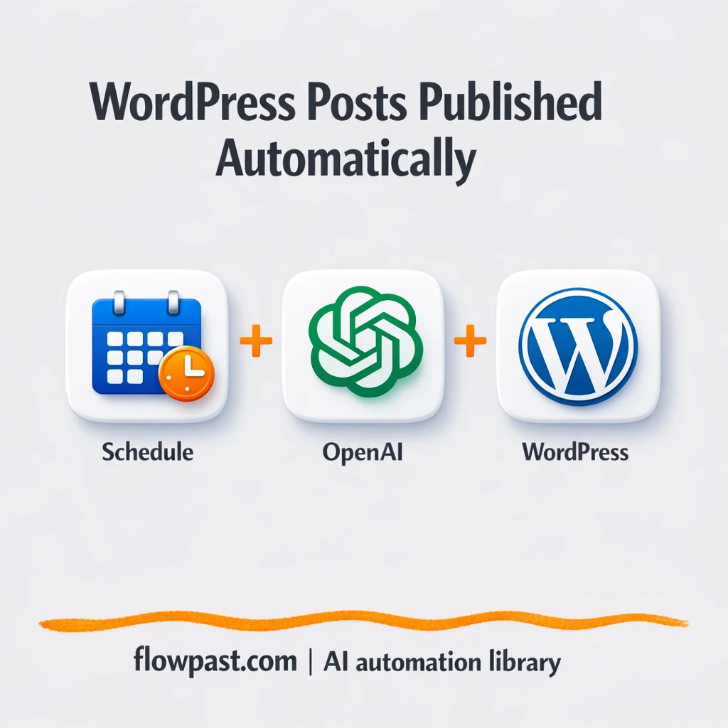 WordPress + Google Sheets: posts published consistently - n8n workflow automation template